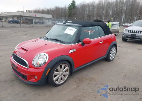 2013 Mini Convertible Cooper S из США, поврежденный, VIN WMWZP3C5XDT705174